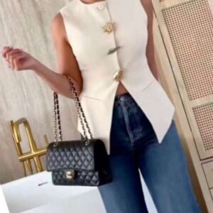 Missy Missi Ladies Midi Dress Ruffle Hem with Lantern Sleeves Black Large