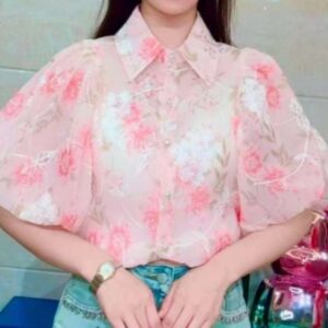 Missy Missi Ladies Midi Dress Ruffle Hem with Lantern Sleeves Black Large